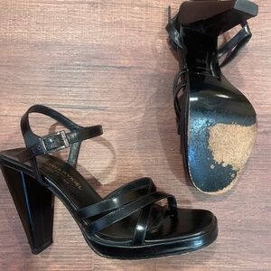 LAST CHANCE SONIA RYKIEL Italy Black High Heel Sandals